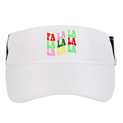 Fa La La Groovy Christmas Adult Drive Performance Visor