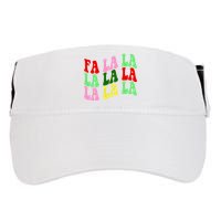 Fa La La Groovy Christmas Adult Drive Performance Visor