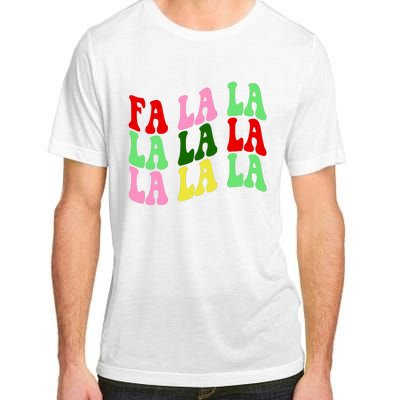 Fa La La Groovy Christmas Adult ChromaSoft Performance T-Shirt