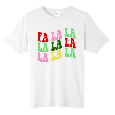 Fa La La Groovy Christmas Tall Fusion ChromaSoft Performance T-Shirt