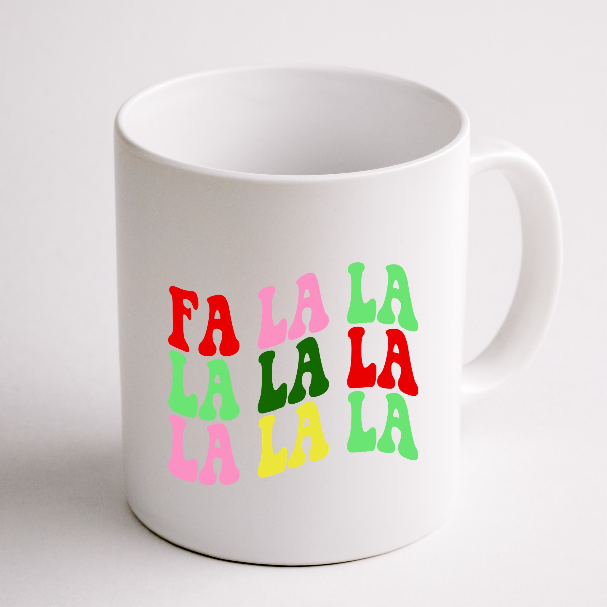 Fa La La Groovy Christmas Mug