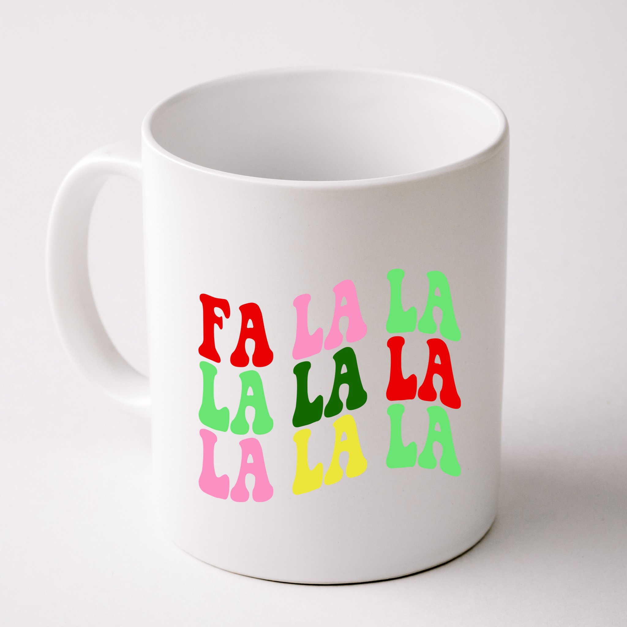 Fa La La Groovy Christmas Mug