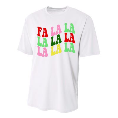 Fa La La Groovy Christmas Performance Sprint T-Shirt