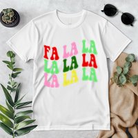 Fa La La Groovy Christmas Premium T-Shirt
