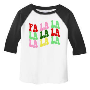 Fa La La Groovy Christmas Toddler Fine Jersey T-Shirt