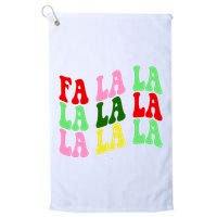 Fa La La Groovy Christmas Golf Towel