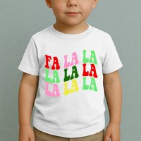 Fa La La Groovy Christmas Toddler T-Shirt