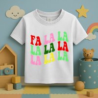 Fa La La Groovy Christmas Toddler T-Shirt