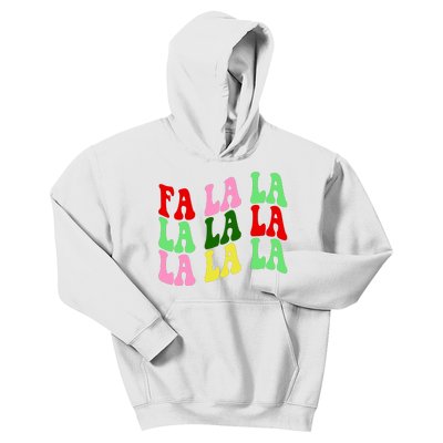 Fa La La Groovy Christmas Kids Hoodie