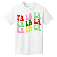 Fa La La Groovy Christmas Kids T-Shirt