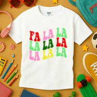 Fa La La Groovy Christmas Kids T-Shirt