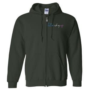 Funny Let Me Ask My Wife Full Zip Hoodie