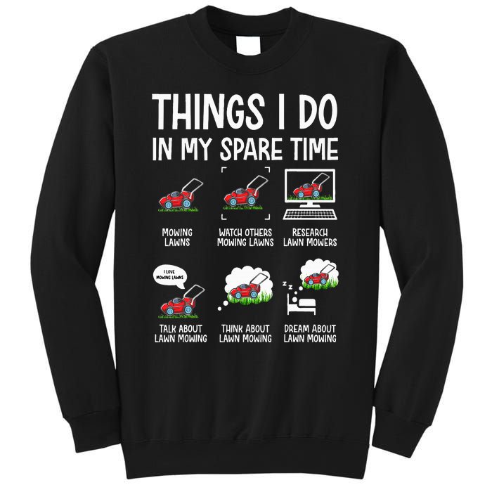 Funny Lawn Mower Clothes Gifts For Landscapers Gardener Sweatshirt