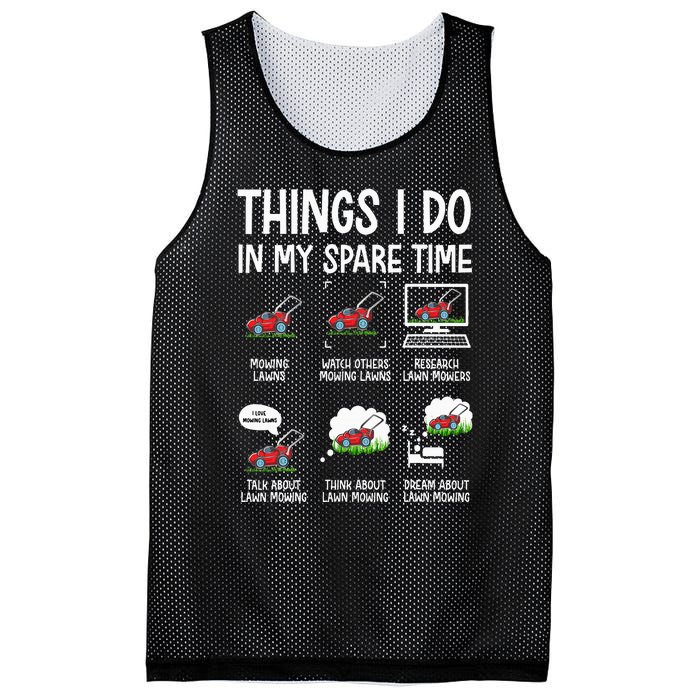 Funny Lawn Mower Clothes Gifts For Landscapers Gardener Mesh Reversible Basketball Jersey Tank