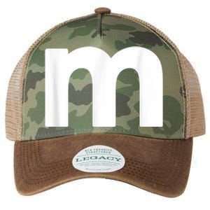 Funny Letter M Chocolate Candy Halloween Team Groups Costume Legacy Tie Dye Trucker Hat