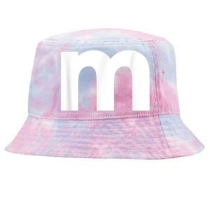 Funny Letter M Chocolate Candy Halloween Team Groups Costume Tie-Dyed Bucket Hat