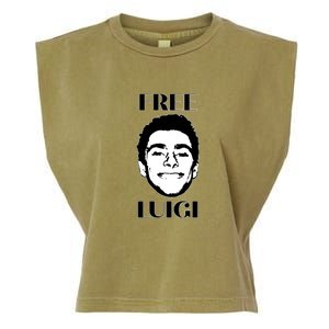 Free Luigi Mangione Garment-Dyed Women's Muscle Tee