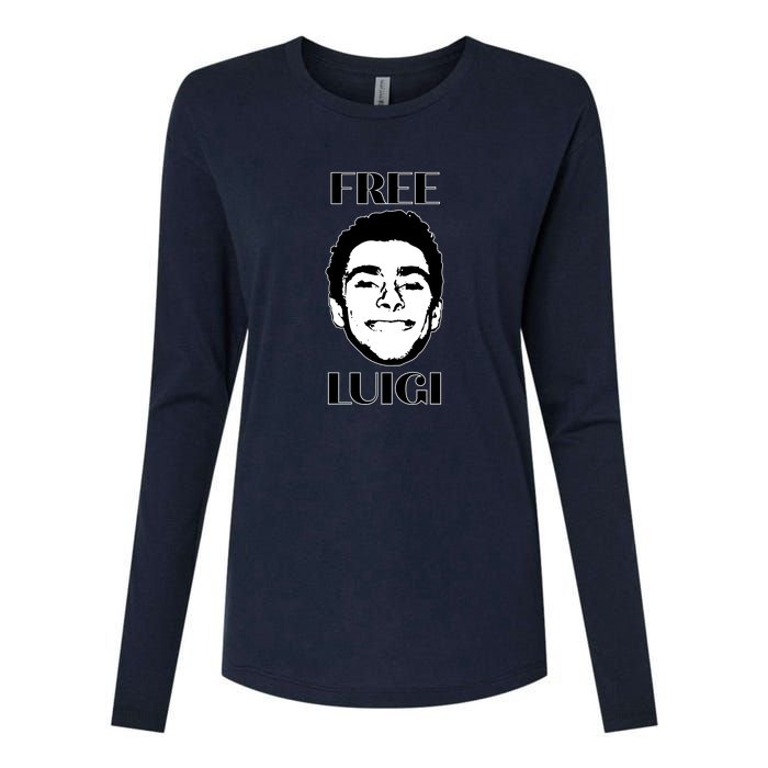 Free Luigi Mangione Womens Cotton Relaxed Long Sleeve T-Shirt