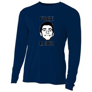 Free Luigi Mangione Cooling Performance Long Sleeve Crew