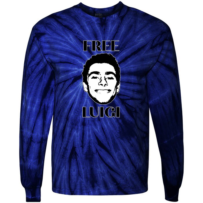 Free Luigi Mangione Tie-Dye Long Sleeve Shirt