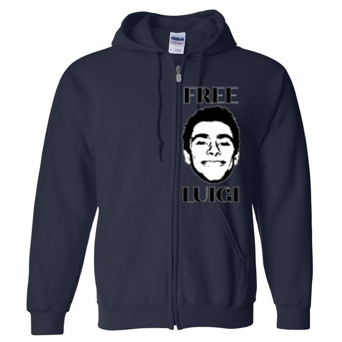 Free Luigi Mangione Full Zip Hoodie