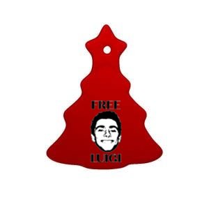 Free Luigi Mangione Ceramic Tree Ornament