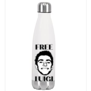 Free Luigi Mangione Stainless Steel Insulated Water Bottle