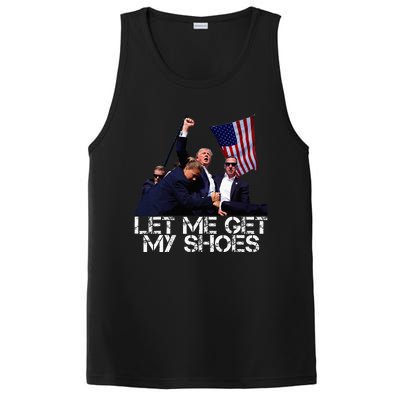 Funny Let Me Get My Shoes PosiCharge Competitor Tank