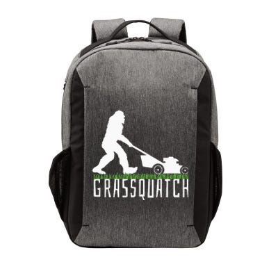 Funny Lawn Mowing Grassquatch Bigfoot Lawn Mower Vector Backpack