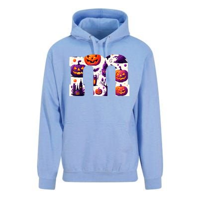 Funny Letter M Groups Halloween Team Groups Costume Unisex Surf Hoodie