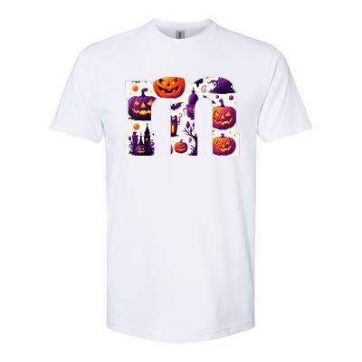 Funny Letter M Groups Halloween Team Groups Costume Softstyle CVC T-Shirt