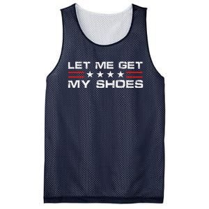 Funny Let Me Get My Shoes Mesh Reversible Basketball Jersey Tank