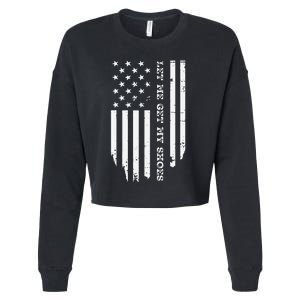 Funny Let Me Get My Shoes Cropped Pullover Crew