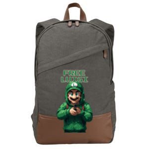 Free Luigi Mangione Cotton Canvas Backpack