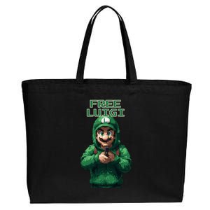 Free Luigi Mangione Cotton Canvas Jumbo Tote