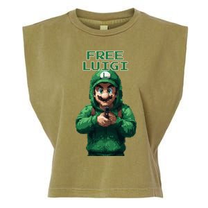 Free Luigi Mangione Garment-Dyed Women's Muscle Tee