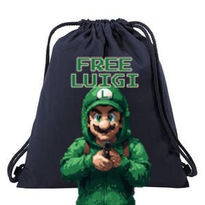 Free Luigi Mangione Drawstring Bag