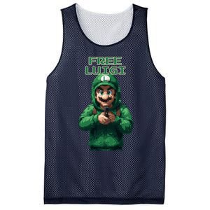 Free Luigi Mangione Mesh Reversible Basketball Jersey Tank