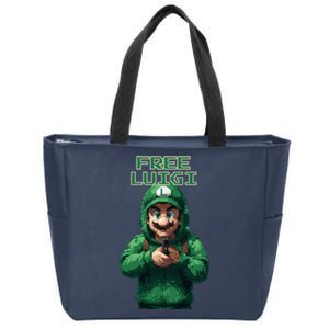 Free Luigi Mangione Zip Tote Bag