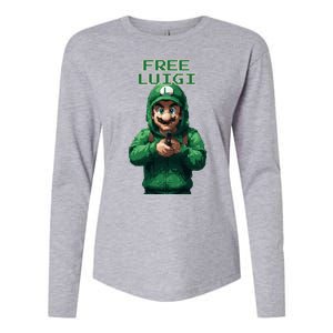 Free Luigi Mangione Womens Cotton Relaxed Long Sleeve T-Shirt