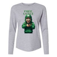 Free Luigi Mangione Womens Cotton Relaxed Long Sleeve T-Shirt