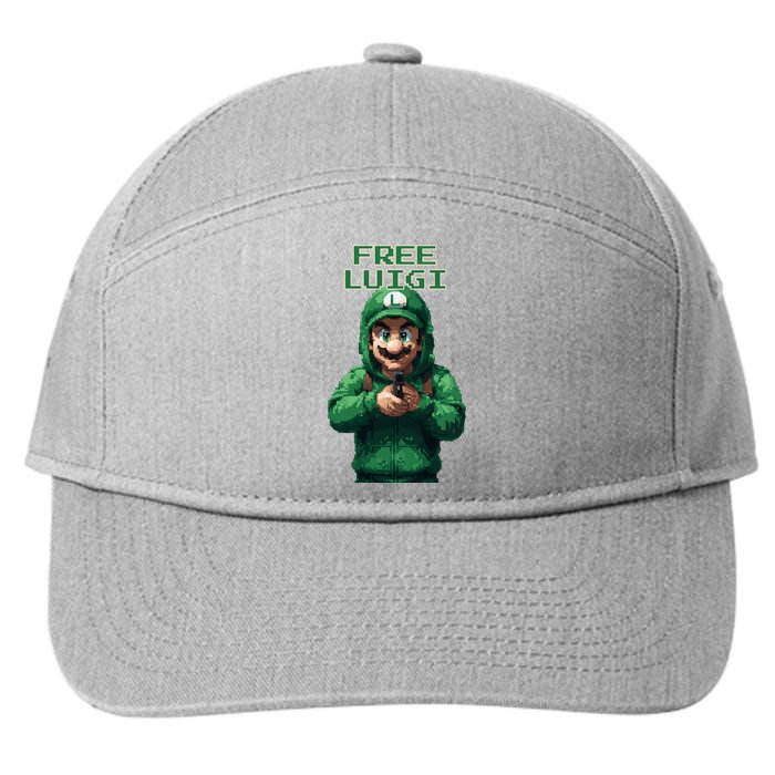 Free Luigi Mangione 7-Panel Snapback Hat