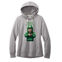 Free Luigi Mangione Women's Fleece Hoodie