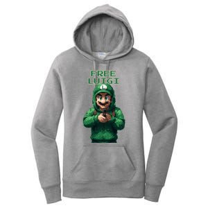 Free Luigi Mangione Women's Pullover Hoodie