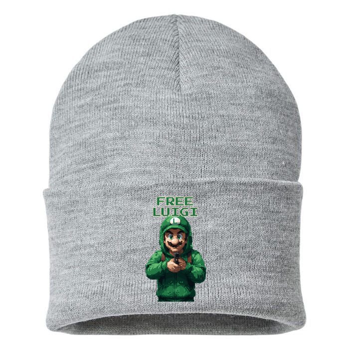 Free Luigi Mangione Sustainable Knit Beanie