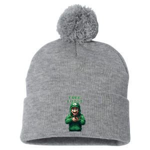 Free Luigi Mangione Pom Pom 12in Knit Beanie