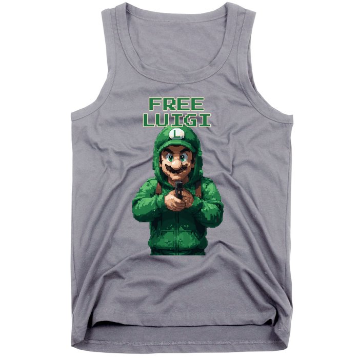 Free Luigi Mangione Tank Top