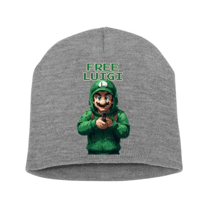 Free Luigi Mangione Short Acrylic Beanie