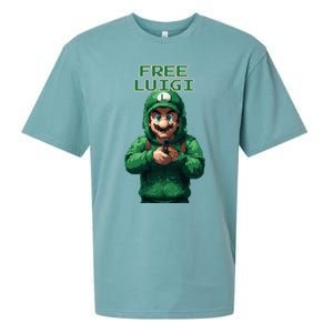 Free Luigi Mangione Sueded Cloud Jersey T-Shirt