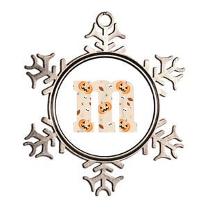 Funny Letter M Groups Halloween Team Costume Metallic Star Ornament